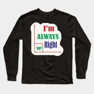 Mathematics Personalized Design for Math Teachers Gifts Long Sleeve T-Shirt